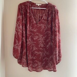 Fun2Fun - Women's Red Patterned Top